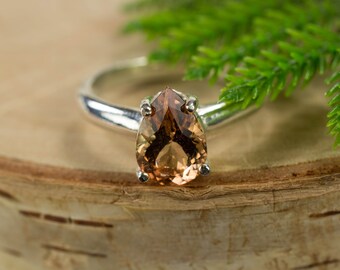 Oregon Sunstone Sterling Silver Ring