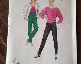 VINTAGE Kwik Sew 1492 Misses Pants 6-12 (1985)