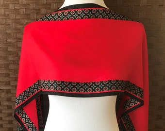 Anne Klein Silk Scarf, Vintage Anne Klein, Long Silk Scarf, Anne Klein Accessories, Silk Accessories, Designer Silk Scarf, Silk Scarves