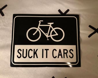 Suck It Cars Sticker (Small)