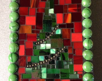 Stained Glass Mosaic Christmas Tree