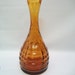 Vintage Amber Bottle, Bottle Art, Altered Bottle Art Supplies, Small Bottle/Vase, Decorative Bottle/Vase, Amber Colored Bottle,