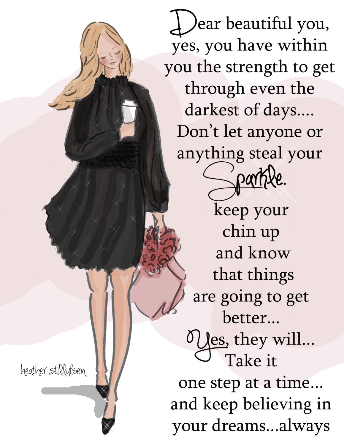 cards for women dear beautiful you dark days greeting