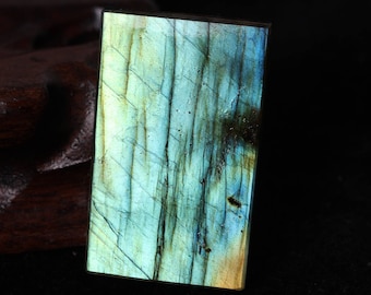 Labradorite Medium-Large Tumbled Semi Precious Palm Stone#40A