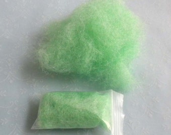 GREEN Easter Grass - Super Fine for Dollhouse Miniatures - Dollhouse Supplies