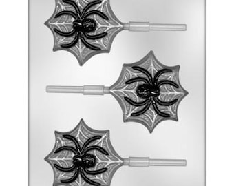 SPIDER ON WEB Hard Candy Mold
