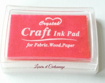 Pink ink scrapbooking