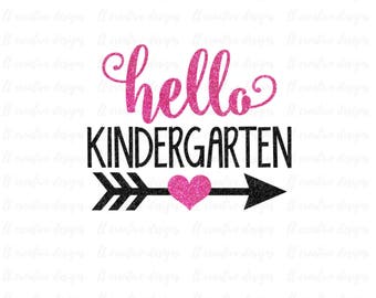 Download Hello Kindergarten SVG Cut File Cutting Files for Silhouette