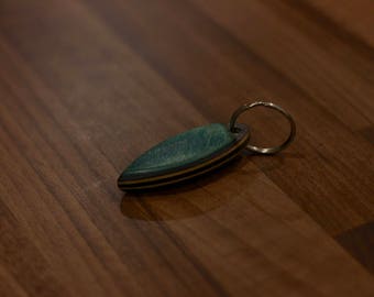 Handmade Recycled Skateboard Keyring