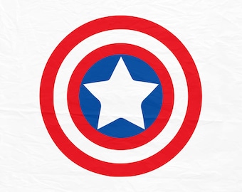 Captain America SVG, superhero svg, cartoon sign, cricut silhouette cutting file, dxf, eps, png, download