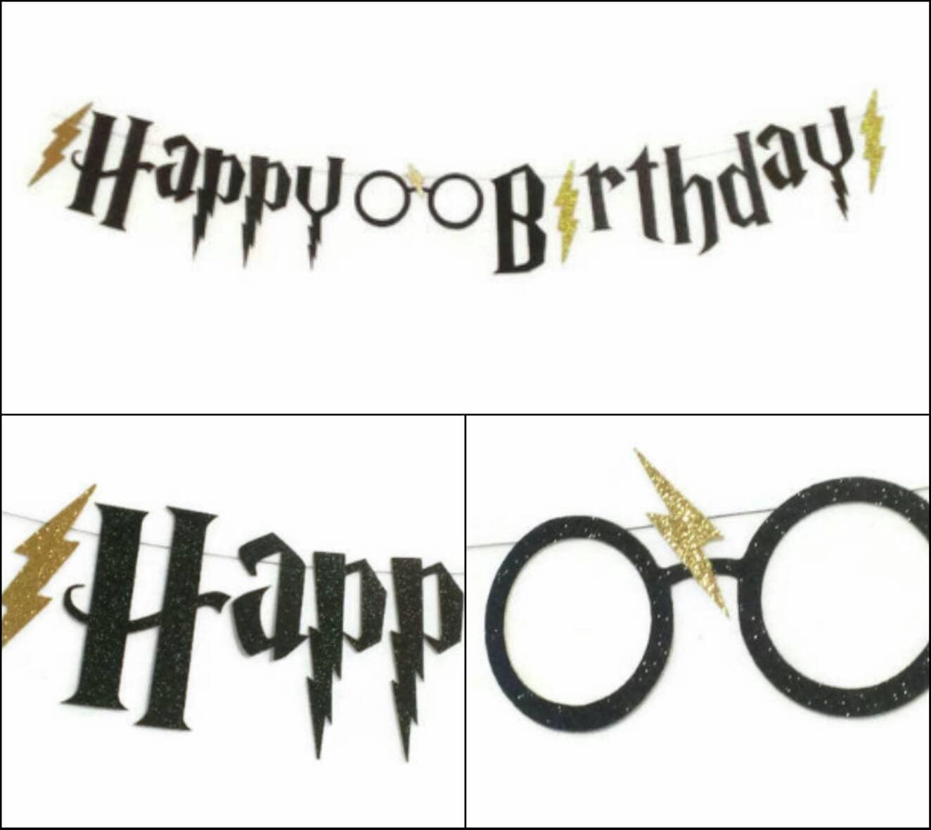 Плакат на день рождения в стиле Гарри Поттера