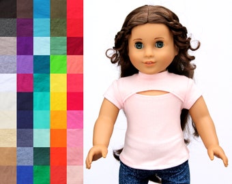 Fits like American Girl Doll Clothes - The Tatiana Top, You Choose Color | 18 Inch Doll Clothes