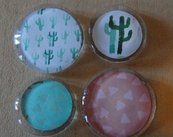 Mixed Cactus Magnets