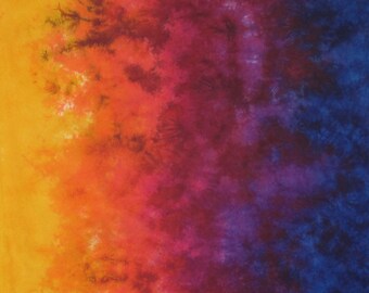 Hand Dyed Fabric Gradient - Sundance