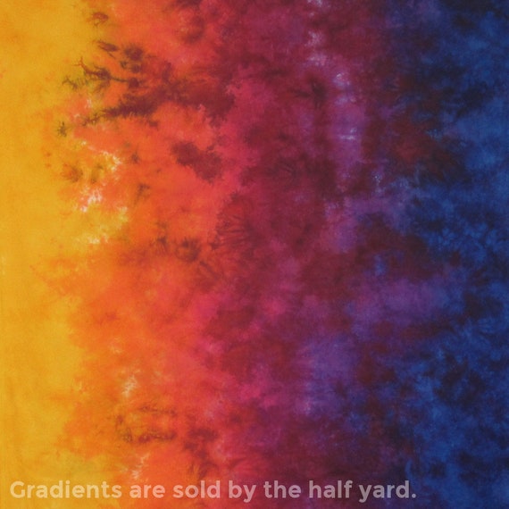 Hand Dyed Fabric Gradient Sundance