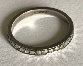 A Marcasite Eternity Ring, 1930s