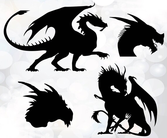 Dragons Svg Game of thrones dragons svg Dragon cut files