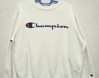 Vintage Champion Big Logo Sweatshirt Sweater