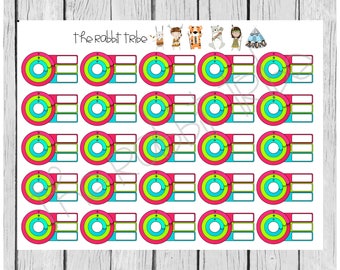 Get Organised! Close Your Rings activity trackers - great for Apple Watch users - planner stickers