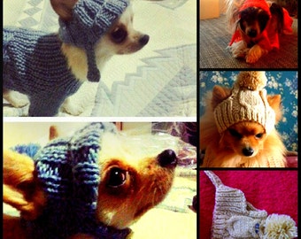 dog hat.puppy hats.hat.knitting hat for dog.clothes.small dog hat.big dog hat