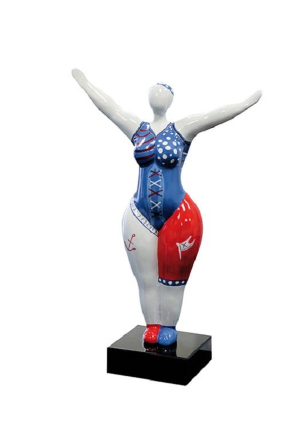 resin woman statue