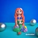 Cute Baby Mermaid Cake Topper