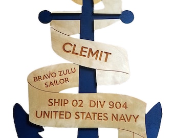 Navy Door Banner - Navy Bootcamp Graduation Gifts - US Navy Gifts - PIR Navy