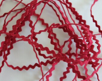 Red rick rack | Etsy