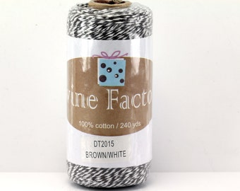 Brown Bakers Twine 240 Yards Full Spool 4 Ply