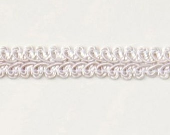 E1901 White Gimp Sewing Upholstery Trim 1/2" (E1901-WH)