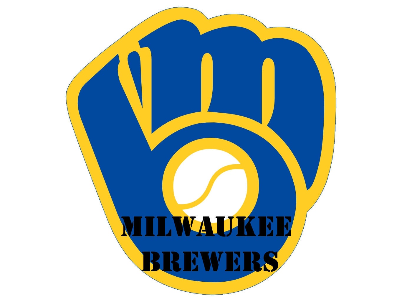 Milwaukee Brewers SVG cut file for Cricut and Silhouette