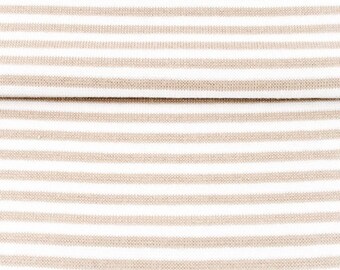 Cuffs - size 80cm - sand/white striped