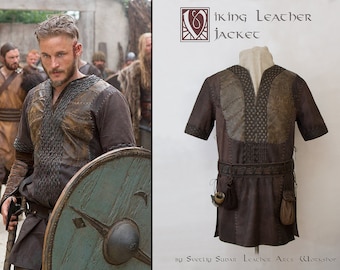 Ragnar Lothbrok Leather Jacket (replica) / custom size / viking costume / LARP equipment / medieval / made to order / screen accurate