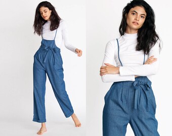 Spaghetti Strap Denim Overall