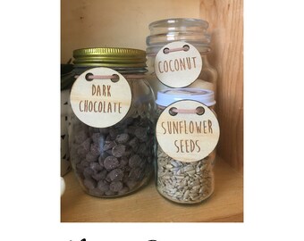 Zero Waste Pantry tags, Wasteless Pantry,