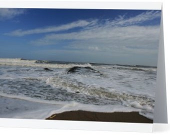 sea foam note card, ocean note cards, greeting cards, block island note cards, blank note cards, block island jetty, nautical cards, beach