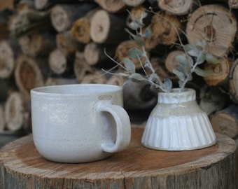 Handmade coffee cup