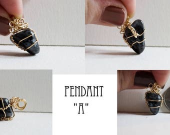 Larvikite Pendant