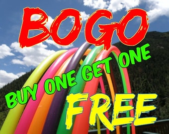 2 for 1 Special NEON UV Colored PolyPro Practice Hula Hoop - You pick the size and color!