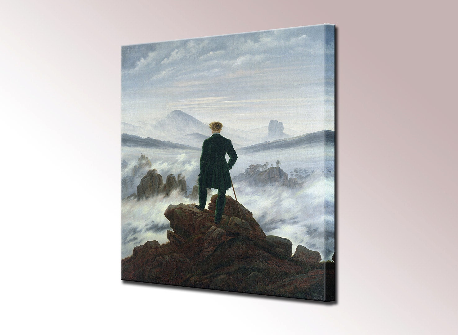 The Wanderer Above the Sea of Fog by Caspar David Friedrich