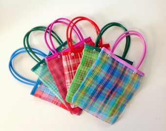 Set of 10 Small Mexican Mercado Market Shopping Bag Small Mercado Bag Market Bag Small Tote Mexican Perfect for Candies