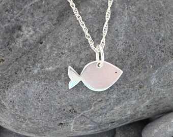 Sterling Silver Fish Pendant