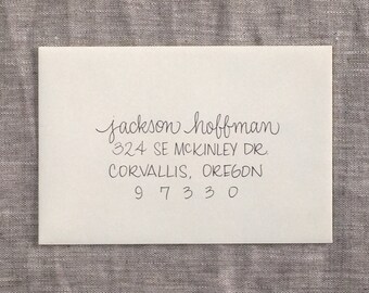 Hand Addressed Envelope - LePen Combo