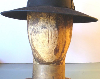Vintage Borsalino Gangster Homburg Hat size 6 7/8