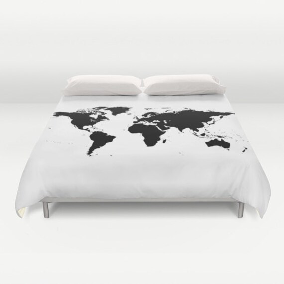 Wereld kaart Dekbedovertrek decoratieve dekbedden aanwezig wereld kaart dekbedovertrek decoratieve