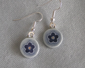 Handmade porcelain earrings