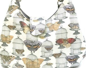 Steampunk Purse - Butterfly Purse - Cross Body Bag - Hobo Bag - Sling Bag - Cross Body Hobo Bag - Crossbody Bag - Cross Body Purse - Boho