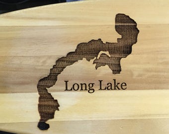 Custom Engraved Canoe Paddle