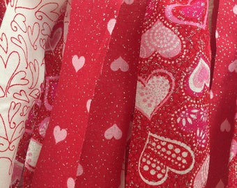 Valentines Day Fabric Garland