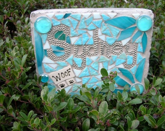 Mosaic Pet Memorial Stone